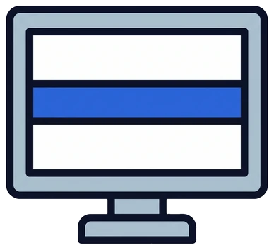 A desktop monitor